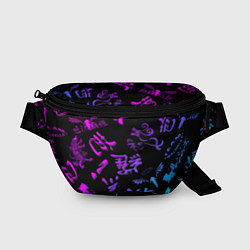 Поясная сумка Tokyos Revenge neon logo, цвет: 3D-принт