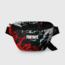 Поясная сумка Fortnite flame abstract, цвет: 3D-принт