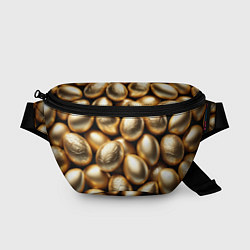 Поясная сумка Золотые Пасхальные яйца, цвет: 3D-принт