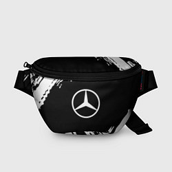 Поясная сумка Mercedes benz краски спорт, цвет: 3D-принт