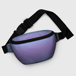Поясная сумка Градиент голубой фиолетовый синий, цвет: 3D-принт — фото 2
