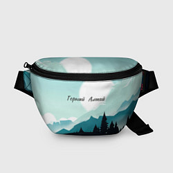Поясная сумка Горный Алтай пейзаж, цвет: 3D-принт