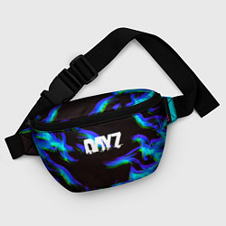 Поясная сумка Dayz огонь синий, цвет: 3D-принт — фото 2
