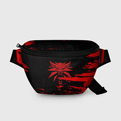 Поясная сумка The witcher лого ведьмака краски, цвет: 3D-принт