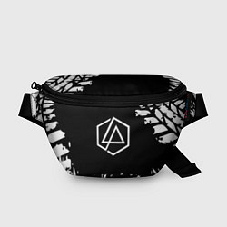 Поясная сумка Linkin park краски текстура рок, цвет: 3D-принт