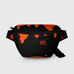 Поясная сумка PUBG orange splash, цвет: 3D-принт