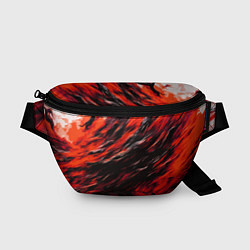 Поясная сумка Чёрная и красная буря