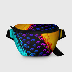 Поясная сумка Brawl stars neon logo kids, цвет: 3D-принт
