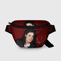 Поясная сумка Michael Jackson с пантерой и автографом, цвет: 3D-принт