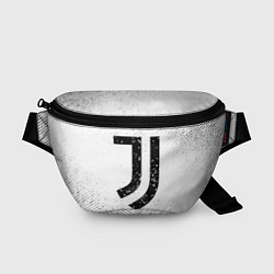 Поясная сумка Juventus с потертостями на светлом фоне, цвет: 3D-принт