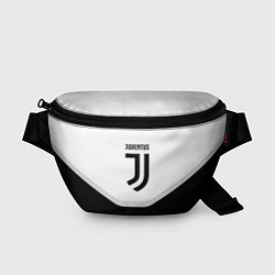 Поясная сумка Juventus black geometry sport, цвет: 3D-принт