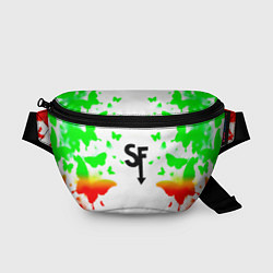 Поясная сумка Sally face бабочки, цвет: 3D-принт