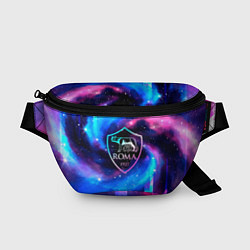 Поясная сумка Roma неоновый космос, цвет: 3D-принт
