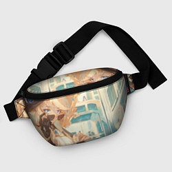 Поясная сумка Genshin Impact Навия glasses, цвет: 3D-принт — фото 2