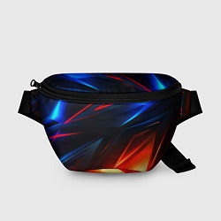 Поясная сумка Geometry stripes neon steel, цвет: 3D-принт