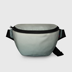 Поясная сумка Серо-зелёный приглушённый градиент, цвет: 3D-принт