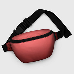 Поясная сумка Оттенок розовый антик градиент, цвет: 3D-принт — фото 2