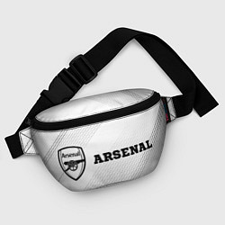 Поясная сумка Arsenal sport на светлом фоне по-горизонтали, цвет: 3D-принт — фото 2