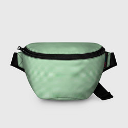 Поясная сумка Светло-зелёный в полоску, цвет: 3D-принт