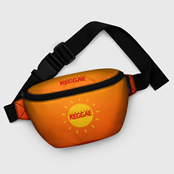 Поясная сумка Orange sunshine reggae, цвет: 3D-принт — фото 2