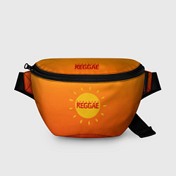Поясная сумка Orange sunshine reggae, цвет: 3D-принт