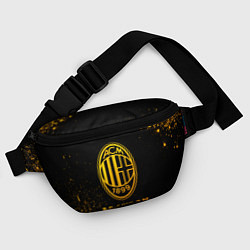 Поясная сумка AC Milan - gold gradient, цвет: 3D-принт — фото 2