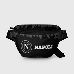 Поясная сумка Napoli sport на темном фоне по-горизонтали, цвет: 3D-принт