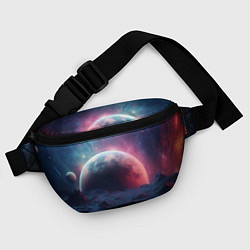 Поясная сумка Фантастика космос и планета, цвет: 3D-принт — фото 2