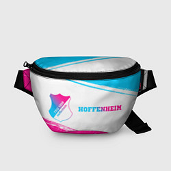 Поясная сумка Hoffenheim neon gradient style по-горизонтали, цвет: 3D-принт