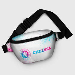 Поясная сумка Chelsea neon gradient style по-горизонтали, цвет: 3D-принт — фото 2