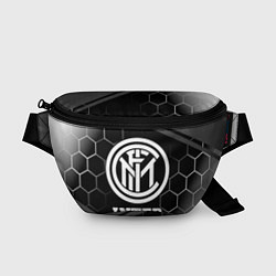 Поясная сумка Inter sport на темном фоне, цвет: 3D-принт