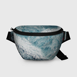 Поясная сумка Морская бирюзовая волна