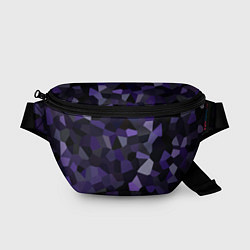 Поясная сумка Кристаллизация темно-фиолетового, цвет: 3D-принт