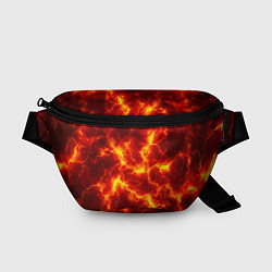 Поясная сумка Текстура огня, цвет: 3D-принт