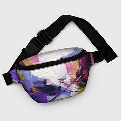 Поясная сумка Хаотичные мазки краски, цвет: 3D-принт — фото 2