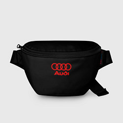 Поясная сумка Audi red logo, цвет: 3D-принт