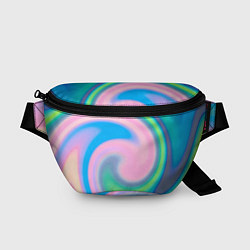 Поясная сумка Абстракция спиральная, цвет: 3D-принт