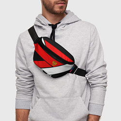 Поясная сумка Россия герб спорт текстура, цвет: 3D-принт — фото 2