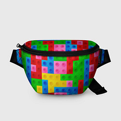 Поясная сумка Блоки цветового конструктора, цвет: 3D-принт