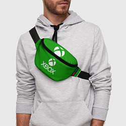 Поясная сумка X-box logo green, цвет: 3D-принт — фото 2