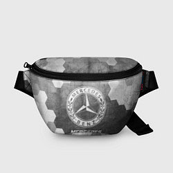 Поясная сумка Mercedes - grey gradient, цвет: 3D-принт