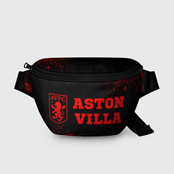 Поясная сумка Aston Villa - red gradient по-горизонтали, цвет: 3D-принт