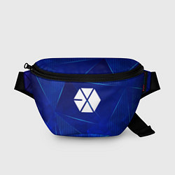 Поясная сумка Exo blue poly, цвет: 3D-принт