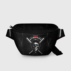 Поясная сумка Straight edge череп с битами, цвет: 3D-принт