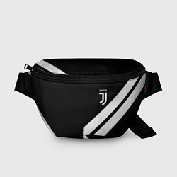 Поясная сумка Juventus line white, цвет: 3D-принт