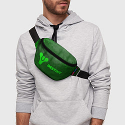 Поясная сумка Destiny - green gradient по-горизонтали, цвет: 3D-принт — фото 2
