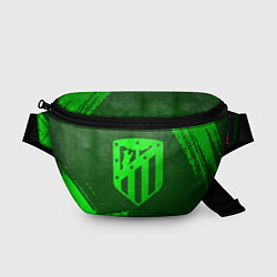 Поясная сумка Atletico Madrid - green gradient, цвет: 3D-принт