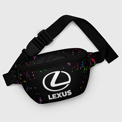 Поясная сумка Lexus конфети, цвет: 3D-принт — фото 2
