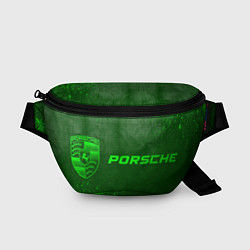 Поясная сумка Porsche - green gradient по-горизонтали, цвет: 3D-принт