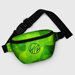 Поясная сумка Stray Kids green poly, цвет: 3D-принт — фото 2